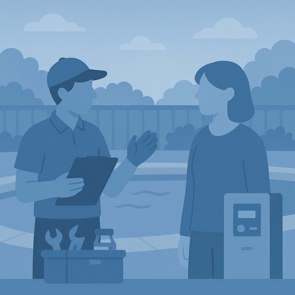 Pool Professional - Consultation Illustration